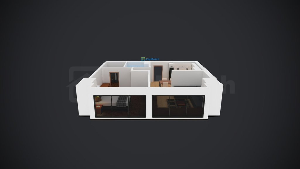 Alphaland Makati Place 1BR — Sketchfab embed 3D viewer