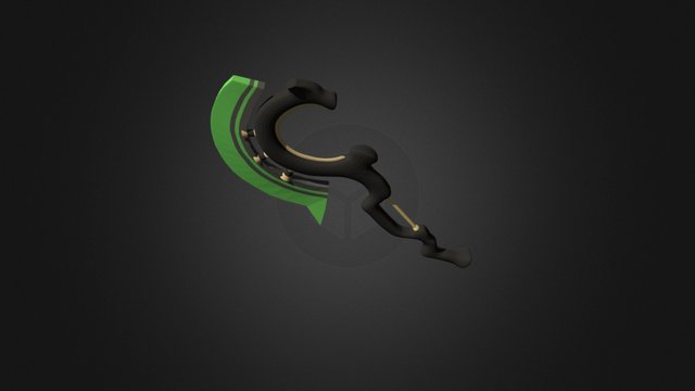 Seraph Of End: Mitsuba's Weapon 3D Model