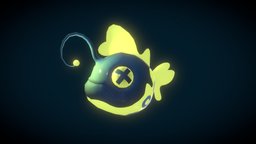 animal company - Fish angler {LOD Problem} - Download Free 3D model by ...