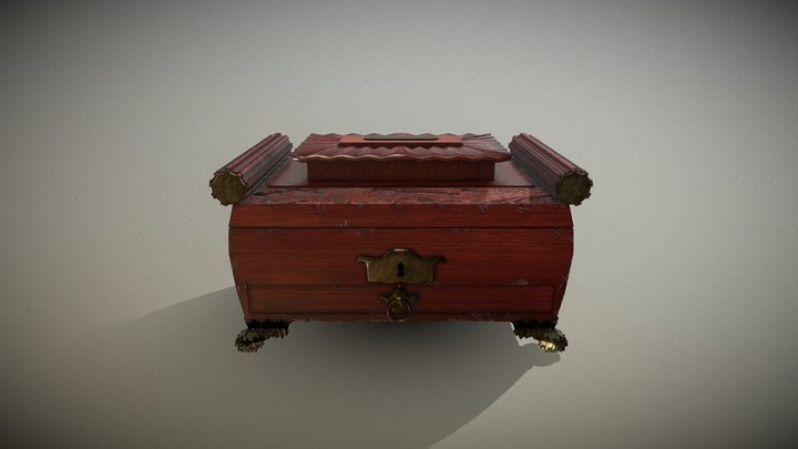Museum Jewelry Box 3D Model