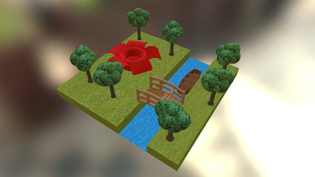 Forest Stage 3D Model