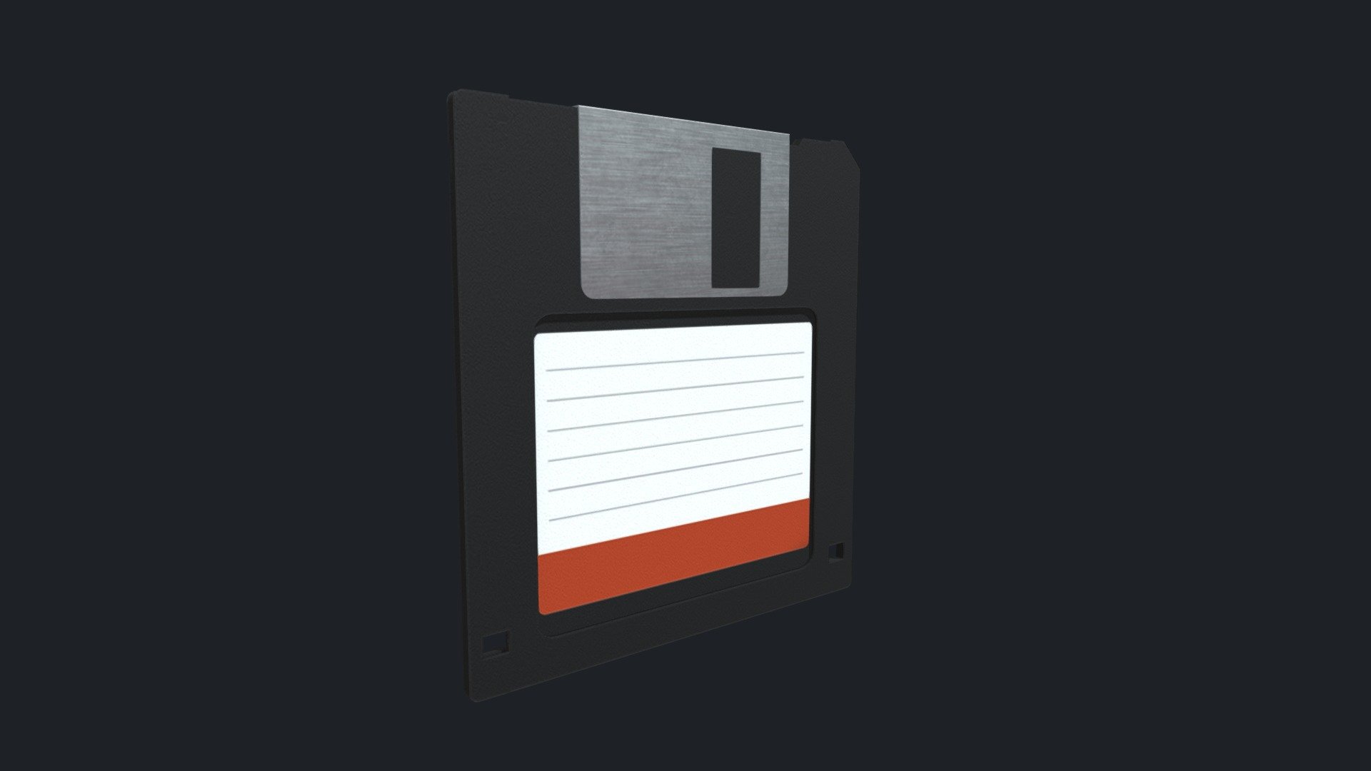 Floppydisk 1 - 3D model by sharetextures [a9e2a4c] - Sketchfab