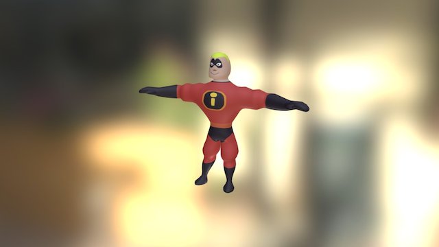 我的超人 3D Model