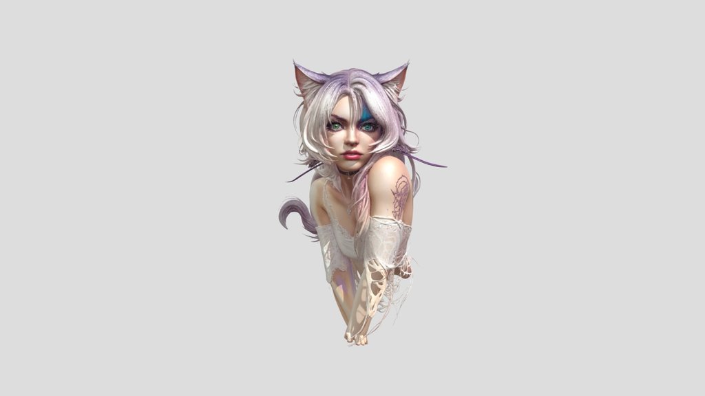 Lavender Catgirl