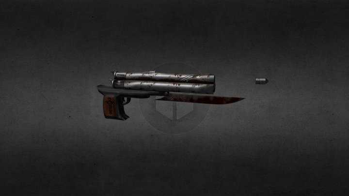 Gun Sketchfab 3D Model