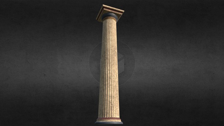 Doric Column Order Study 3D Model