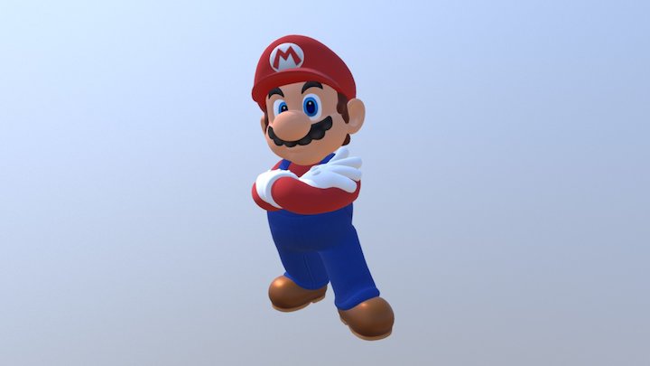 Mario Arm Cross For Sketchfab 3D Model