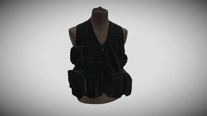Royal Military Police Close Protection Unit Vest 3D Model