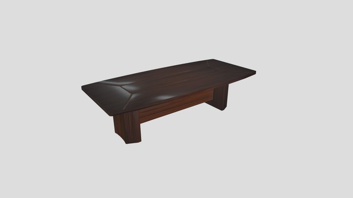 Co - working table 3D Model