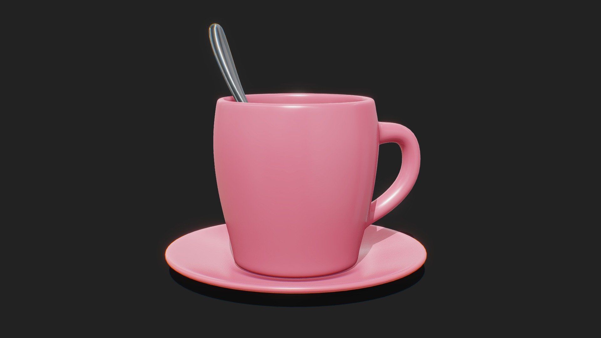 Blender Mug free VR / AR / low-poly 3D model