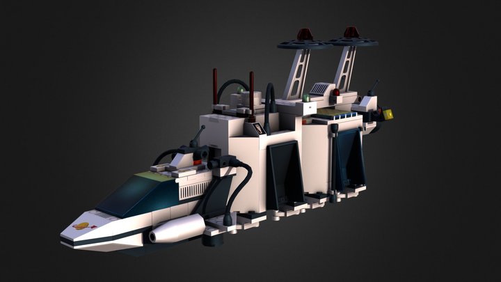 6783 Sonar Transmitting Cruiser 3D Model