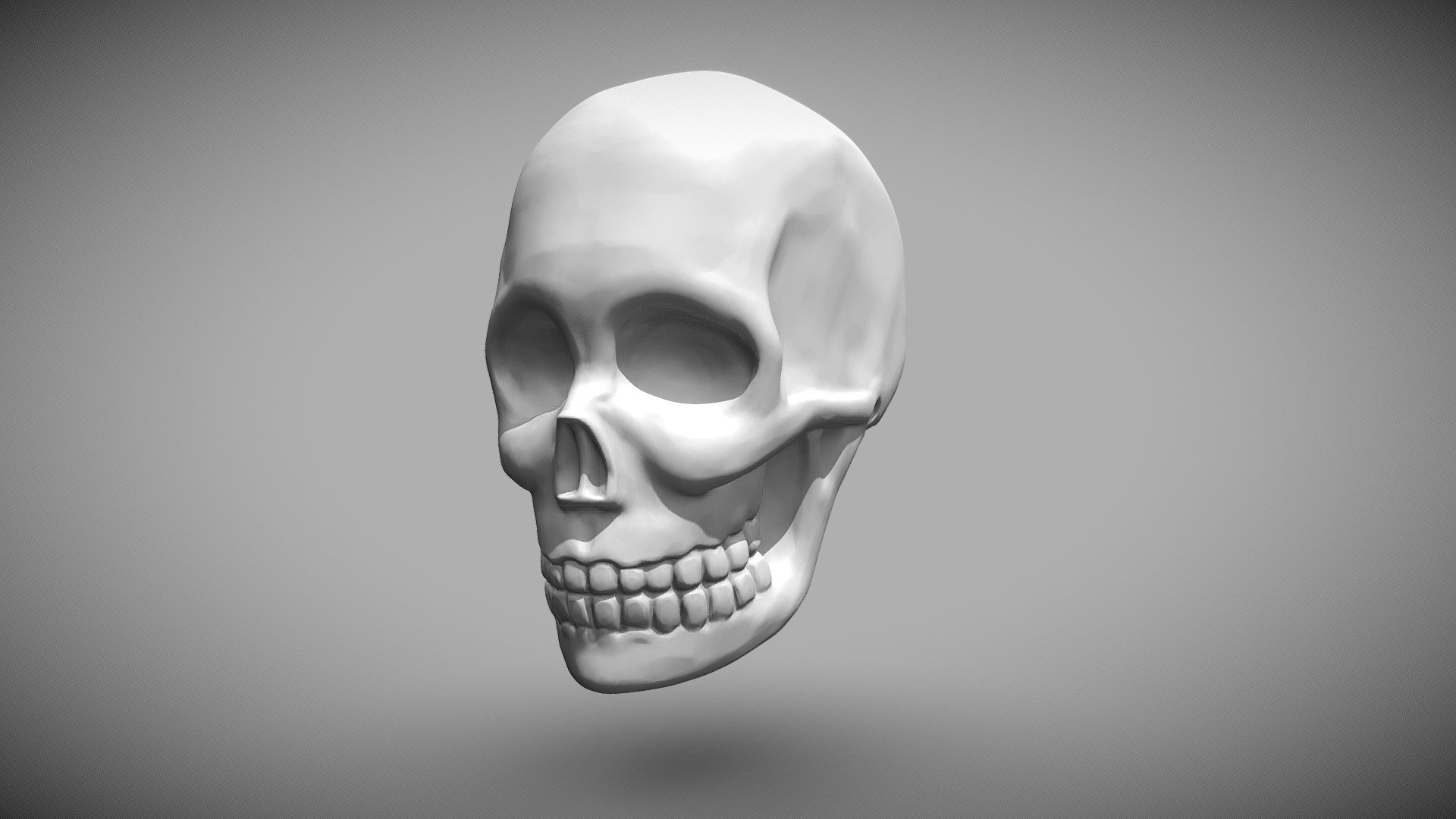 Sculpting Practice (Skull)