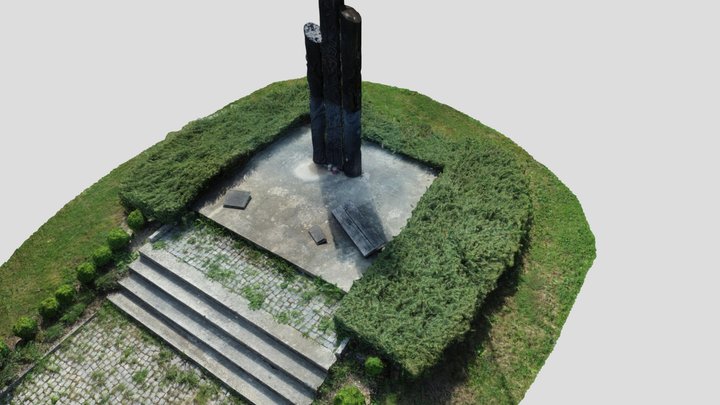 Spomenik padlim na Podkumu 3D Model