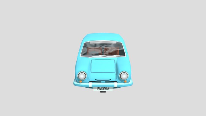 Wii - Mr Beans Wacky World - Reliant Regal 3D Model