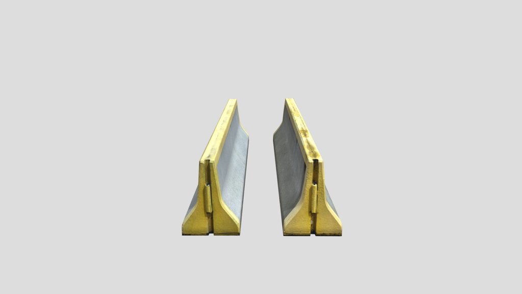 Lowpoly Concrete Barriers