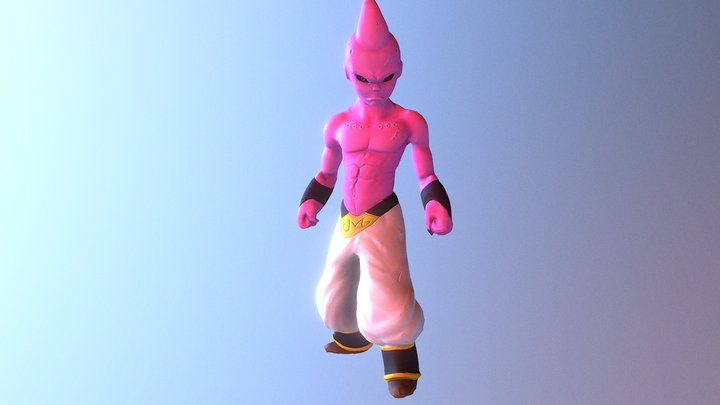 Kid Buu 3D Model