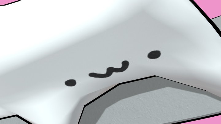 BongoCat 3D Model