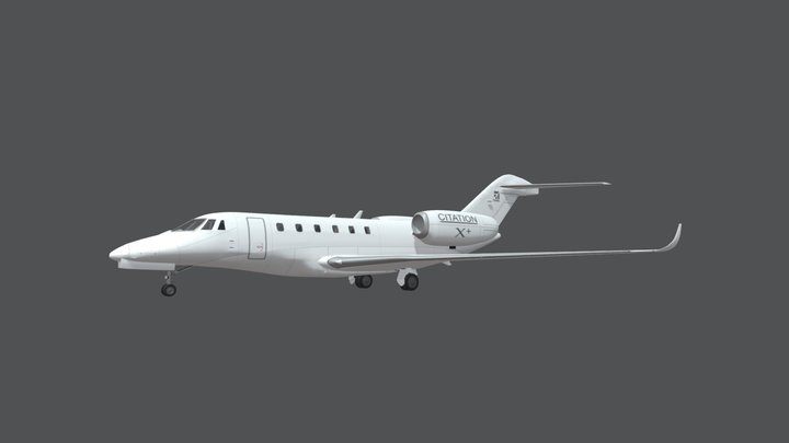 Cessna Citation X 3D Model