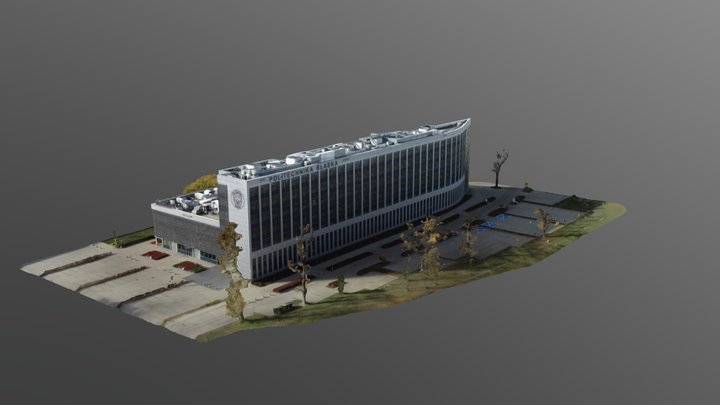 Centrum Nowych Technologii Politechniki Śląskiej 3D Model