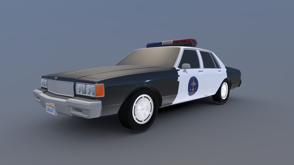 1986 chevrolet caprice classic 9C1 LAPD