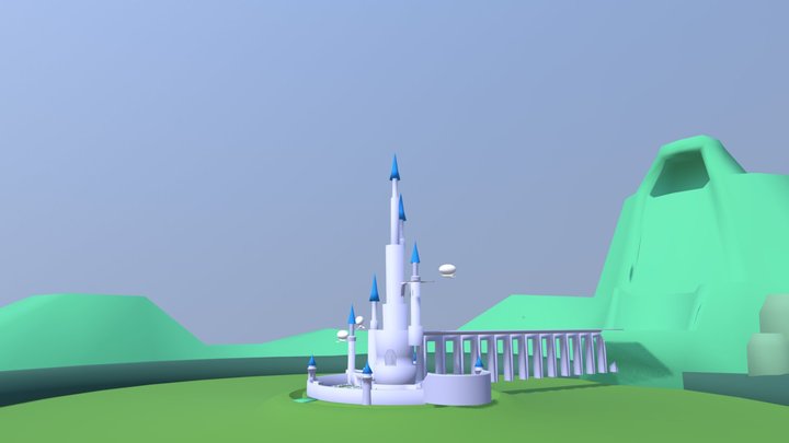 C ASTLECITY MOCKUP 3D Model