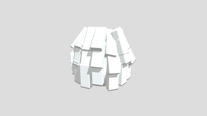 Human head (uglier version) 3D Model