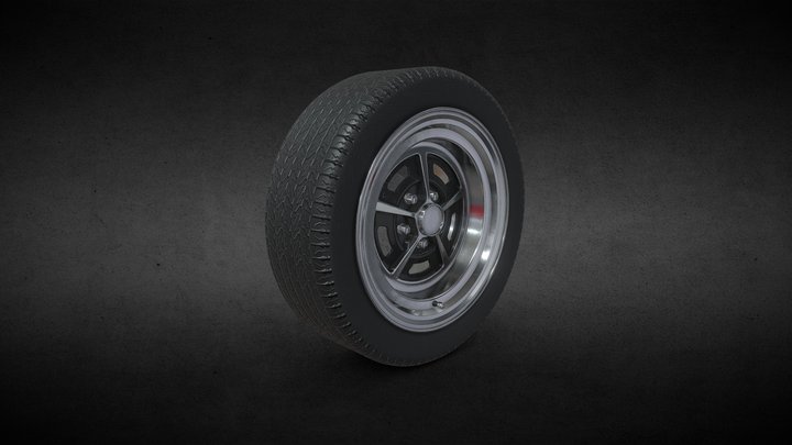 1964 Ford Mustang Wheel – Kostenloses 3D-Modell STL