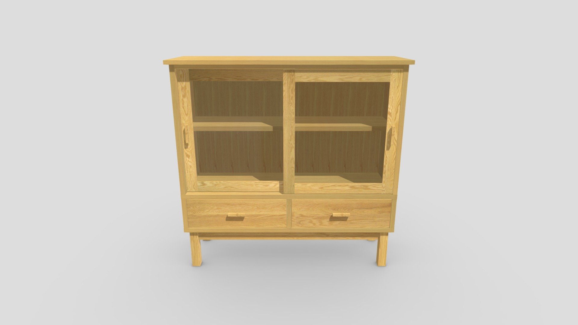 Edel 120キャビネット OAK — Sketchfab embed 3D viewer