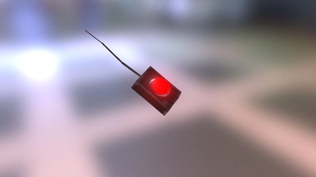 [SGP] Remote Red Button 3D Model