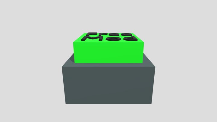 Free mod button gorilla tag fan game 3D Model