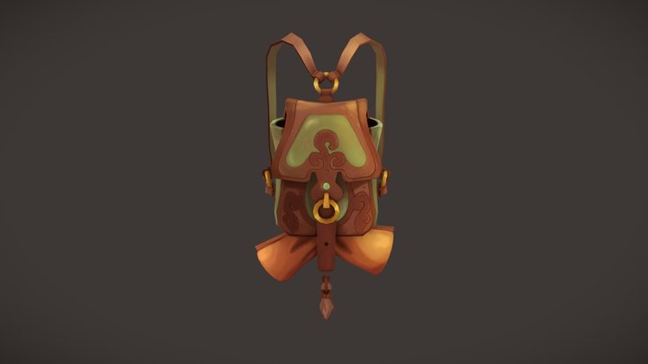 stylized bag 3D Model