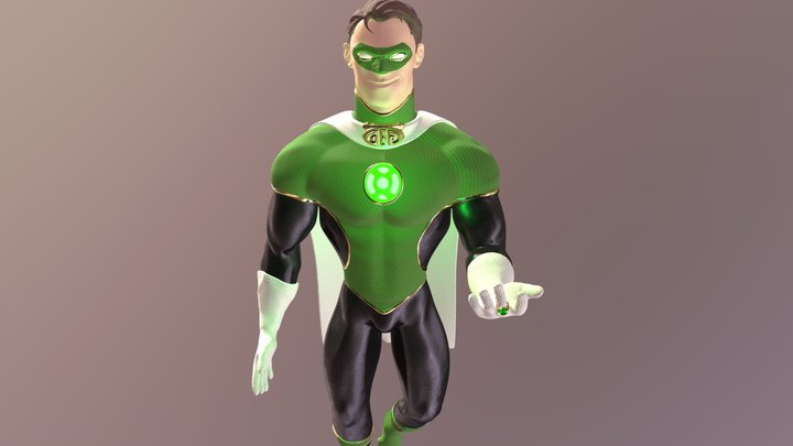 King Greenlantern 3D Model