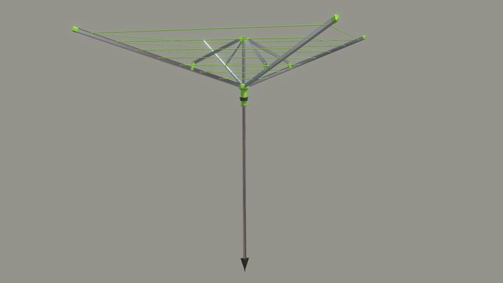 Lock & Load Rotary Dryer 3D Model