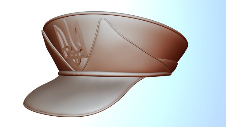 Hat Of Patriot Of Ukraine 3D Model