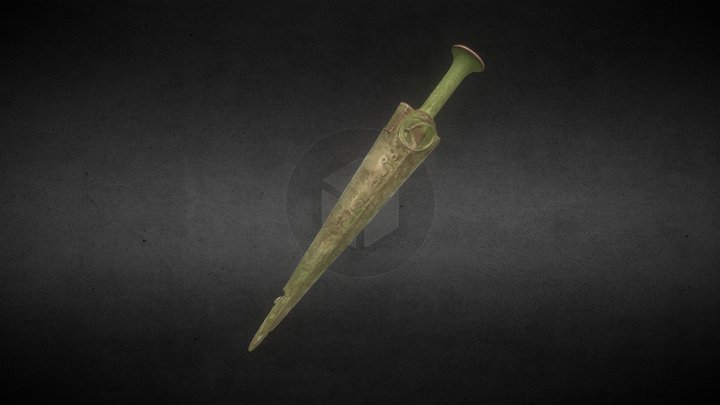 Ornate+dagger+3d+model