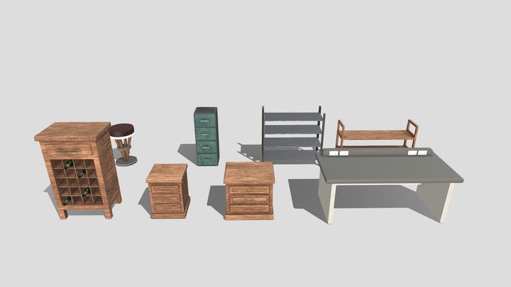 Furniture Pack 3D Model