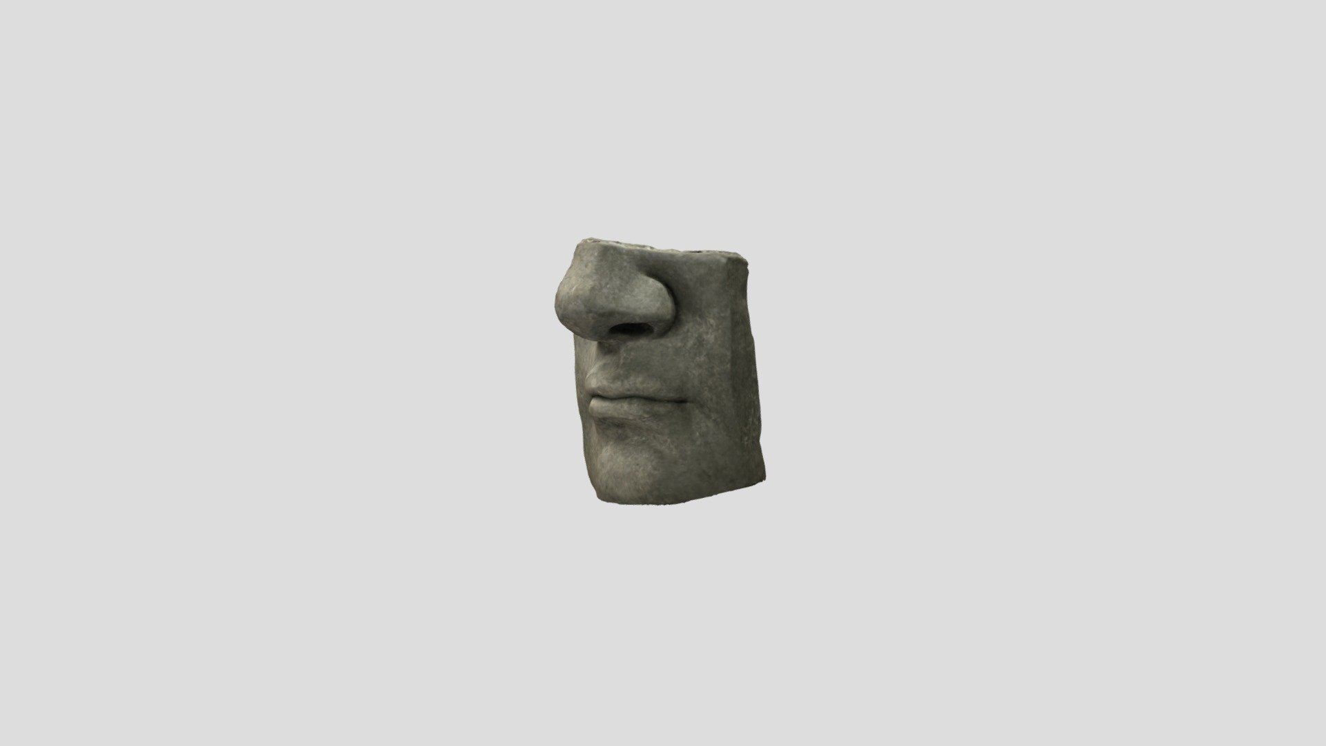 Photogrammetry David nose and mouth