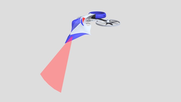 Police Drone 3D Model