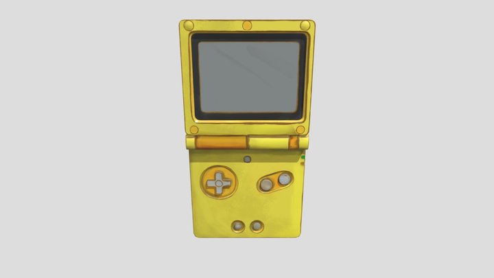 GameBoyStylised 3D Model