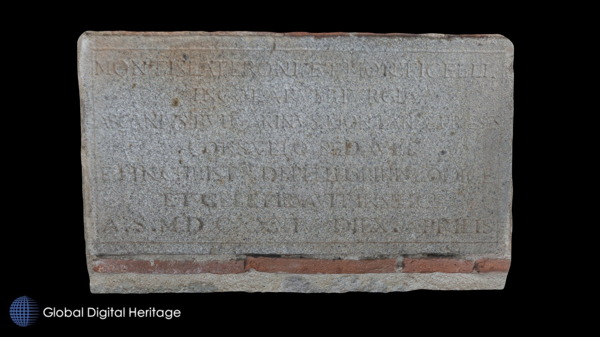 Stone Plaque,  Aldobrandeschi Castle. Arcidosso
