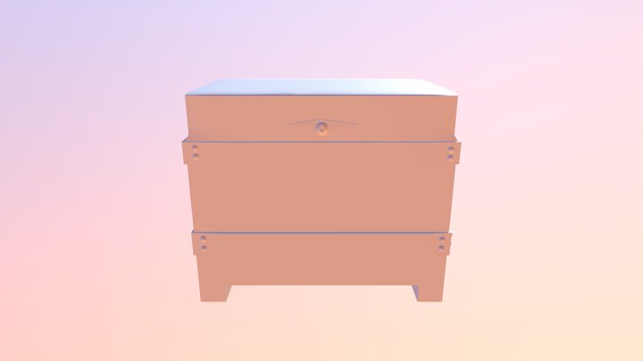 Chest Game Object 3D Model