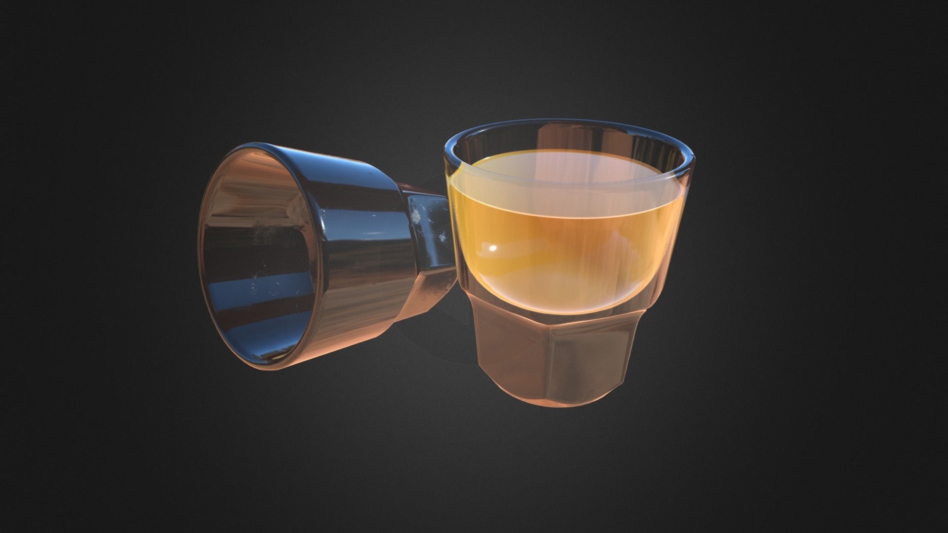 Shot Glass Download Free 3D model by Manfred Kostka (manfredkostka