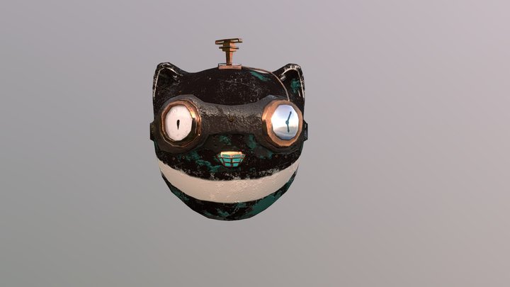 BombCat 3D Model
