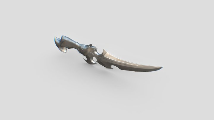 Lohen genshin impact weapon 3D model 3D Model
