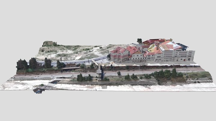 Busteni Paper Mill 3D Model