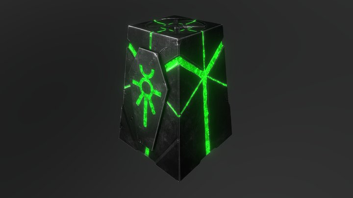 Necron Tomb 3D Model