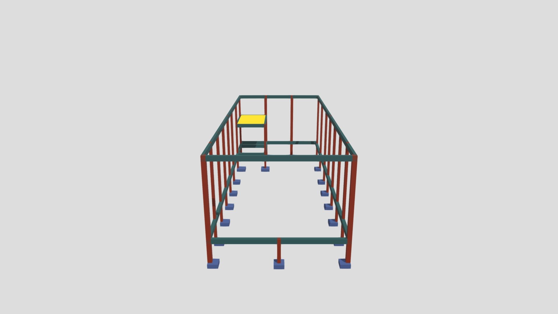 Projeto Estrutural GalpÃo TÉrreo - 3d Model By Nunesdemeloluana 