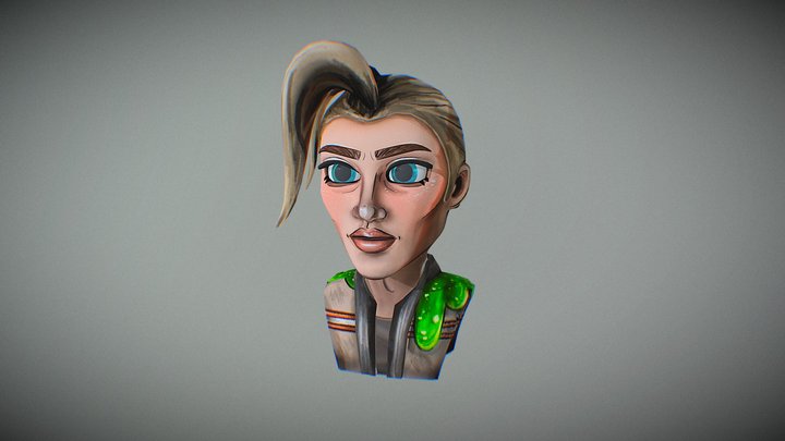 Jillian Holtzmann Ghostbusters (2016) Cartoon 3D Model