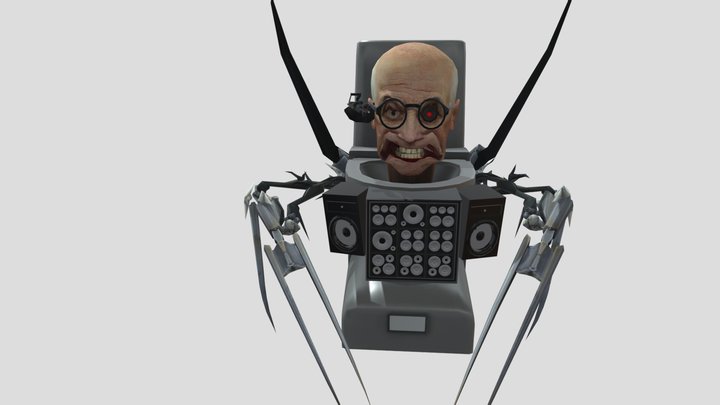 Scientist_skibidi_toilet_upgraded 3D Model