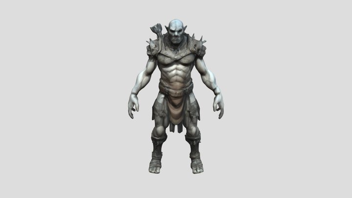 Warrior_ Orc_ Commander_1 3D Model